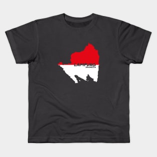 MAP OF LAMPUNG INDONESIA Kids T-Shirt